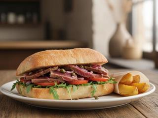 Сендвич с вяленым тунцом