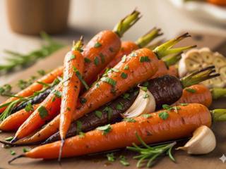 Запеченна морковь